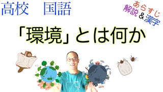 「環境」とは何か【論理国語】教科書あらすじ&解説&漢字〈上柿 崇英〉