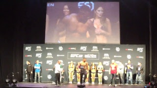 The UFC 220 Stipe Miocic vs. Francis Ngannou ceremonial weigh ins.
