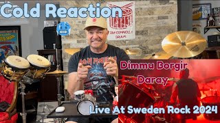 Drum Teacher Reacts To- Dimmu Borgir Daray-The Insight And The Catharsis Sweden Rock 2024