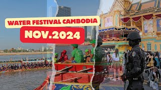 Water Festival in Phnom Penh Cambodia 14-15-16 Nov, 2024