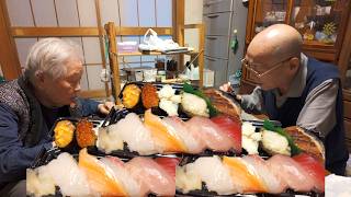 90歳初めてのくら寿司　First time at 90 years old, Kura Sushi