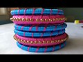 Silk Thread Bangle|| Basic Silk Thread Bangle Making