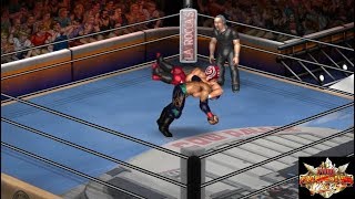 FPWW video game: Titan vs. Rey Mysterio Jr. [Free Cam view]