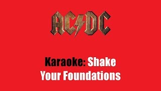 Karaoke: AC/DC / Shake Your Foundations