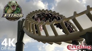 Python - 4K UHD Off-Ride - Efteling - Vekoma (CSM) MK-1200 - Cinematic