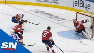 Anthony Beauvillier Finishes Off Sweet Feed From Mathew Barzal For Second Goal