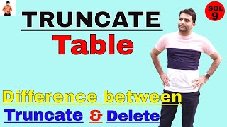 Truncate Command in Oracle - SQL with Example
