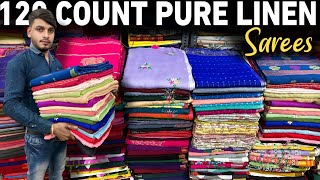 120 Count Pure Linen | Khadi Cotton | Pure Silk |Mal Cotton | Mercerised Cotton Saree Manufacturer