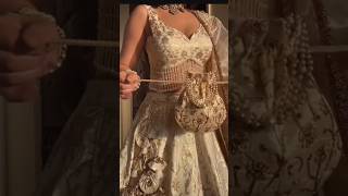 गोल्डन लहंगा | golden lehenga | bridal lehenga | lehenga design | lehenga shorts#shorts #ytshorts