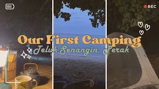 CAMPING VLOG 01 | Our First Camping Vlog | Teluk Senangin 2D1N | Auto Tent | Tapak Percuma