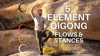 5 Element Energy Flow | Qigong, Daoyin, & Zhan Zhuang in the California Desert