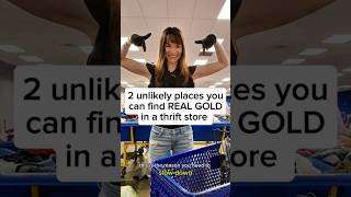 2 unlikely places you can find REAL GOLD in a thrift store #thrifting #gold #reseller #howto