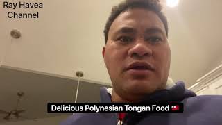 Delicious Tongan food#pelesipi#manioke#taro#