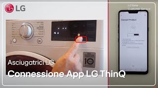 LG dryers | How to connect the dryer to the LG ThinQ application (Android)