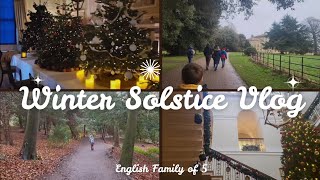 Spend Winter Solstice With Me | English Family of 5 | Christmas Day Out | England