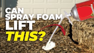 Is DIY Spray Foam Concrete Lifting Too Good to Be True?