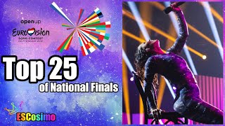 Eurovision Song Contest 2021: My Top 25 National Final Songs