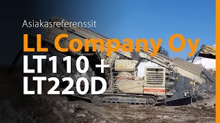 LL Company Oy. Metso Lokotrack LT110 + LT220D