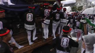 2011年 岸和田だんじり祭り 祭禮前日試験曳き　大手町交差点 03