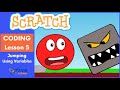 Scratch Coding Lesson 5 | How to Jump for Beginners | Scratch Programming Class