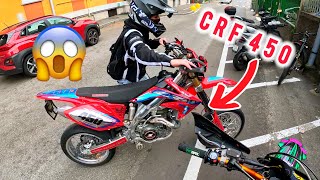 I'M TRYING THE CRF 450 by @mario.cotroneo ABSURD🤯