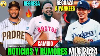 ROBINSON CANO ANUNCIA REGRESO! BOSTON PROPONE CAMBIO BOMBA X VLADY JR? SASAKI RECHAZA A YANKEES! MLB