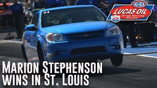 Marion Stephenson wins Super Stock at NHRA Midwest Nationals