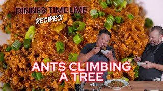 Ants Climbing a Tree (Ma Yi Shang Shu) | Dinner Time Live Recipes