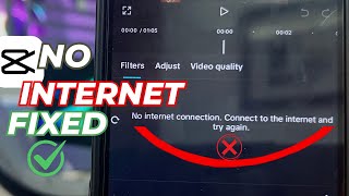 How To Solve Capcut No Internet Connection Problem 2025