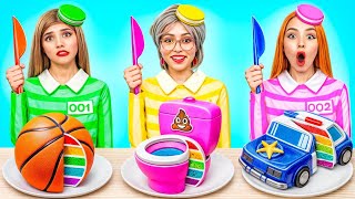 Me vs Grandma Cooking Challenge in Prison! Cake Decorating With Prisoner by Candy Land