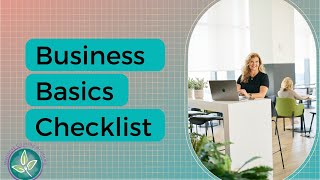 Business Basics Checklist