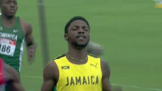 CARIFTA49: Bouwahgjie Nkrumie from Jamaica wins Boys U20 100m Heat 4 | SportsMax TV