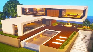 【Minecraft】 Modern House Tutorialㅣ Modern City