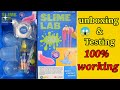 How to Make Slime at home/ My Slime Lab kit unboxing/ #Artncraftcreative