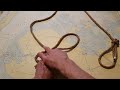 einfacher palstek in einer bucht v2 single bowline on the bight v2