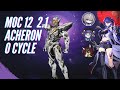 E2 Acheron | Memory Of Chaos Floor 12 - 3 Node 2 3 Stars 0 Cycle | Honkai Star Rail 2.1