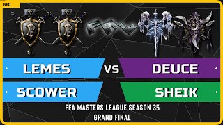 WC3 - 4 Player FFA Grandfinal - FFA Masters League Season 35