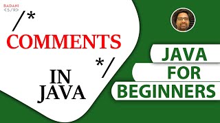 #5 Java Tutorial for Beginners in Hindi | Comments in Java