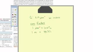 CHM 090 FA13 CHAPTER 2 SAPLING MICROMETER & INCHES