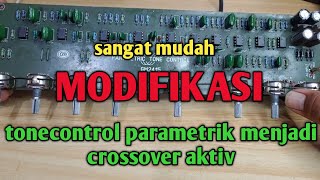 modifikasi parametrik tone control menjadi crossover aktiv