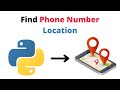 Find Phone Number Location Using Python 2022 | Python Projects for Beginner's