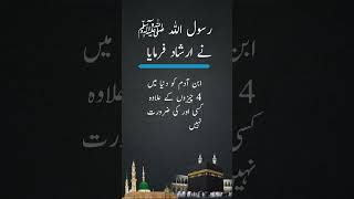 آدمی کا دنیا میں حق | Hadees | Islamic quotes | Urdu quotes | #islamicshorts #shorts