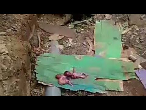 AN ABORTED BABY FOUND DEAD IN A GUTTER AT KUMASI KROFROM - YouTube