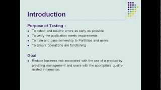Introduction - Orthogonal Array in Software Testing.wmv