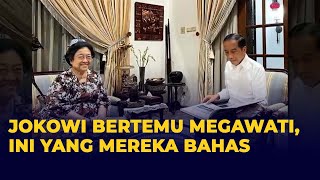 Presiden Jokowi Temui Megawati Soekarnoputri, Ini yang Mereka Bahas