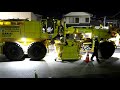 夜間の道路切削　新型の機械を使ってスピード作業 ？ road pavement construction sakai er555f