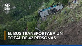 Video muestra a bus antes de trágico accidente en Nariño, Colombia