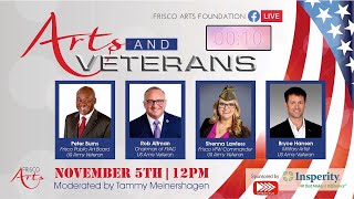 Veterans and the Arts - Frisco Arts Foundation - November 5, 2020