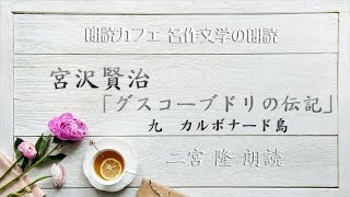 宮沢賢治「グスコーブドリの伝記」九　カルボナード島　朗読カフェ二宮 隆朗読　青空文庫名作文学の朗読