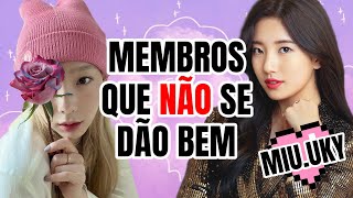 🟣 Membros de grupos de KPOP que não se dão bem (NCT, SHINee, LOONA...)